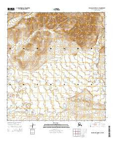 De Long Mountains A-3 SW Alaska Current topographic map, 1:25000 scale, 7.5 X 7.5 Minute, Year 2015