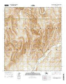De Long Mountains A-4 NW Alaska Current topographic map, 1:25000 scale, 7.5 X 7.5 Minute, Year 2015