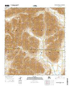 De Long Mountains B-1 SW Alaska Current topographic map, 1:25000 scale, 7.5 X 7.5 Minute, Year 2015