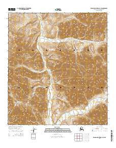 De Long Mountains B-2 SW Alaska Current topographic map, 1:25000 scale, 7.5 X 7.5 Minute, Year 2015