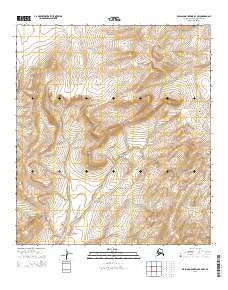 De Long Mountains B-4 NW Alaska Current topographic map, 1:25000 scale, 7.5 X 7.5 Minute, Year 2015