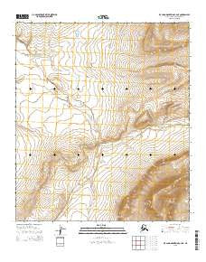 De Long Mountains C-2 NE Alaska Current topographic map, 1:25000 scale, 7.5 X 7.5 Minute, Year 2015