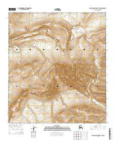 De Long Mountains C-4 SW Alaska Current topographic map, 1:25000 scale, 7.5 X 7.5 Minute, Year 2014