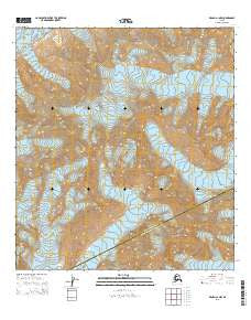 Denali A-1 NW Alaska Current topographic map, 1:25000 scale, 7.5 X 7.5 Minute, Year 2015