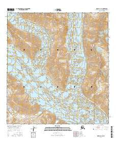 Denali A-1 SE Alaska Current topographic map, 1:25000 scale, 7.5 X 7.5 Minute, Year 2016