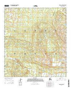 Denali A-4 NW Alaska Current topographic map, 1:25000 scale, 7.5 X 7.5 Minute, Year 2015