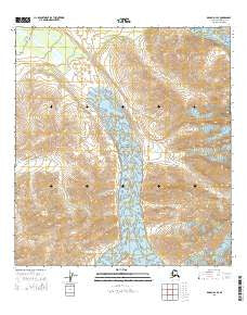 Denali A-4 SE Alaska Current topographic map, 1:25000 scale, 7.5 X 7.5 Minute, Year 2015