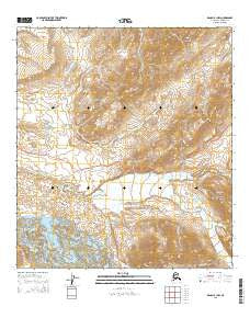 Denali B-1 NW Alaska Current topographic map, 1:25000 scale, 7.5 X 7.5 Minute, Year 2015