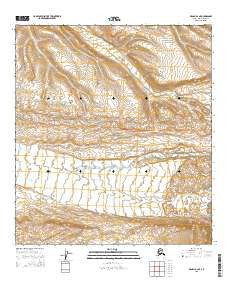 Denali B-2 NE Alaska Current topographic map, 1:25000 scale, 7.5 X 7.5 Minute, Year 2015