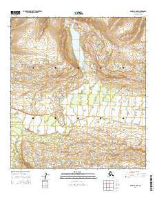 Denali B-2 NW Alaska Current topographic map, 1:25000 scale, 7.5 X 7.5 Minute, Year 2015