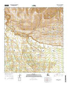 Denali B-3 NE Alaska Current topographic map, 1:25000 scale, 7.5 X 7.5 Minute, Year 2015