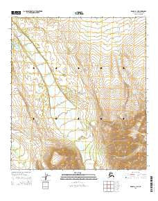 Denali C-1 NE Alaska Current topographic map, 1:25000 scale, 7.5 X 7.5 Minute, Year 2015
