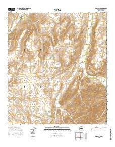 Denali C-1 SW Alaska Current topographic map, 1:25000 scale, 7.5 X 7.5 Minute, Year 2015