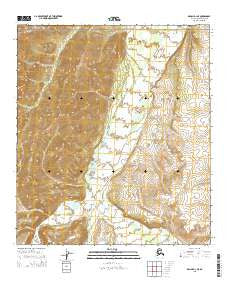Denali D-1 NE Alaska Current topographic map, 1:25000 scale, 7.5 X 7.5 Minute, Year 2015