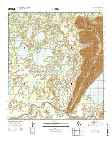 Denali D-4 NE Alaska Current topographic map, 1:25000 scale, 7.5 X 7.5 Minute, Year 2015