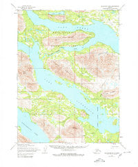 Dillingham B-8 Alaska Historical topographic map, 1:63360 scale, 15 X 15 Minute, Year 1954