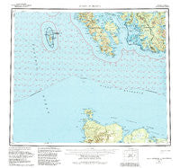 Dixon Entrance Alaska Historical topographic map, 1:250000 scale, 1 X 2 Degree, Year 1959