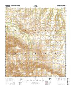 Fairbanks A-3 SW Alaska Current topographic map, 1:25000 scale, 7.5 X 7.5 Minute, Year 2016