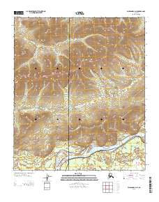 Fairbanks C-4 NE Alaska Current topographic map, 1:25000 scale, 7.5 X 7.5 Minute, Year 2013