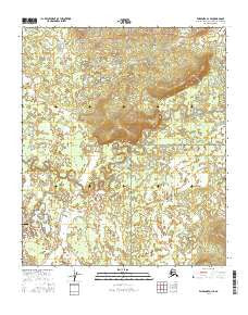Fairbanks D-1 SE Alaska Current topographic map, 1:25000 scale, 7.5 X 7.5 Minute, Year 2016