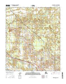 Fairbanks D-1 SW Alaska Current topographic map, 1:25000 scale, 7.5 X 7.5 Minute, Year 2016
