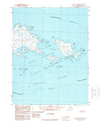 False Pass B-2 Alaska Historical topographic map, 1:63360 scale, 15 X 15 Minute, Year 1989
