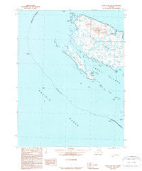 False Pass B-3 Alaska Historical topographic map, 1:63360 scale, 15 X 15 Minute, Year 1989