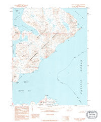 False Pass D-4 Alaska Historical topographic map, 1:63360 scale, 15 X 15 Minute, Year 1995