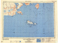 False Pass Alaska Historical topographic map, 1:250000 scale, 1 X 2 Degree, Year 1949