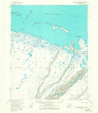 Flaxman Island A-4 Alaska Historical topographic map, 1:63360 scale, 15 X 15 Minute, Year 1955