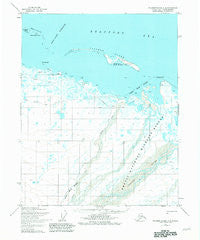Flaxman Island A-4 Alaska Historical topographic map, 1:63360 scale, 15 X 15 Minute, Year 1955