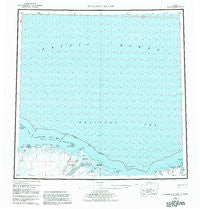 Flaxman Island Alaska Historical topographic map, 1:250000 scale, 1 X 3 Degree, Year 1955