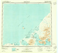 Fort Randall Alaska Historical topographic map, 1:250000 scale, 1 X 2 Degree, Year 1950