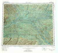 Fort Yukon Alaska Historical topographic map, 1:250000 scale, 1 X 3 Degree, Year 1956