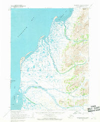 Goodnews B-8 Alaska Historical topographic map, 1:63360 scale, 15 X 15 Minute, Year 1954