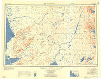 Goodnews Alaska Historical topographic map, 1:250000 scale, 1 X 3 Degree, Year 1951