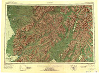 Goodnews Alaska Historical topographic map, 1:250000 scale, 1 X 3 Degree, Year 1951