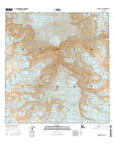 Gulkana A-1 NE Alaska Current topographic map, 1:25000 scale, 7.5 X 7.5 Minute, Year 2016