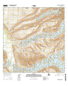 Gulkana A-1 NW Alaska Current topographic map, 1:25000 scale, 7.5 X 7.5 Minute, Year 2016