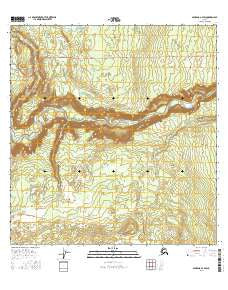 Gulkana A-4 SW Alaska Current topographic map, 1:25000 scale, 7.5 X 7.5 Minute, Year 2016