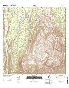Gulkana A-6 SW Alaska Current topographic map, 1:25000 scale, 7.5 X 7.5 Minute, Year 2013