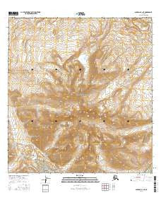 Gulkana B-1 NE Alaska Current topographic map, 1:25000 scale, 7.5 X 7.5 Minute, Year 2016