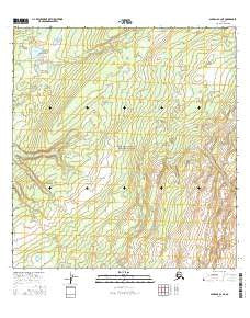 Gulkana B-2 NE Alaska Current topographic map, 1:25000 scale, 7.5 X 7.5 Minute, Year 2016