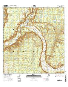 Gulkana B-3 SE Alaska Current topographic map, 1:25000 scale, 7.5 X 7.5 Minute, Year 2016