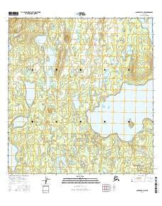 Gulkana B-4 NW Alaska Current topographic map, 1:25000 scale, 7.5 X 7.5 Minute, Year 2016