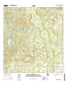 Gulkana C-2 NW Alaska Current topographic map, 1:25000 scale, 7.5 X 7.5 Minute, Year 2016