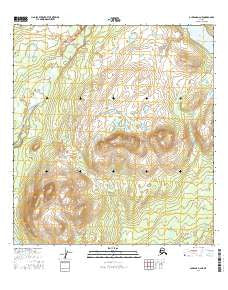 Gulkana D-2 NE Alaska Current topographic map, 1:25000 scale, 7.5 X 7.5 Minute, Year 2016