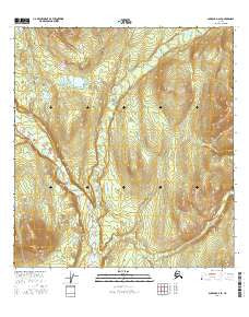 Gulkana D-2 SE Alaska Current topographic map, 1:25000 scale, 7.5 X 7.5 Minute, Year 2016