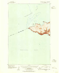 Hagemeister Island C-7 Alaska Historical topographic map, 1:63360 scale, 15 X 15 Minute, Year 1952