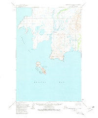 Hagemeister Island D-1 Alaska Historical topographic map, 1:63360 scale, 15 X 15 Minute, Year 1950